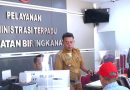 mengawali bulan Juli, Camat Biringkanaya memantau langsung aktifitas Loket Pelayanan Masyarakat